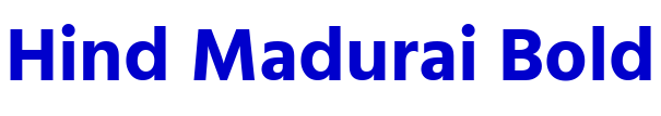 Hind Madurai Bold шрифт